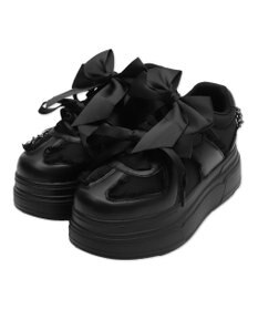 WEGO ダブルリボンフリルスニーカー