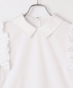 #Newans ロマンティックフリルディテールシャツ