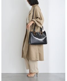 MioFIRANO ホースシューエナメルハンドバッグ 2WAY　FIRANO フィラノ