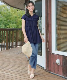 Tiaclasse L フリルティアードチュニック