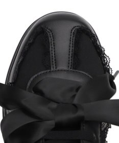 WEGO ダブルリボンフリルスニーカー