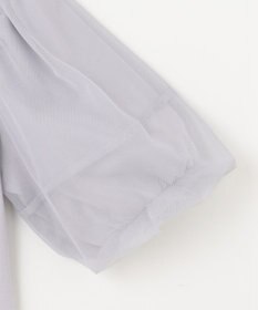 ANY チュールコンビパフスリーブプルオーバー