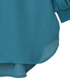 YECCA VECCA ラインプリーツスリーブシャツ