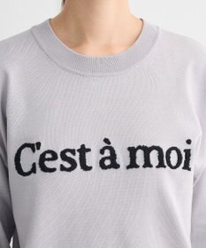 Green Parks さがら刺繍ロゴニットプルオーバー