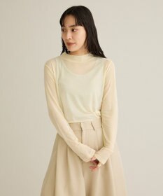 CRAFT STANDARD BOUTIQUE シアーメッシュロングスリーブインナー