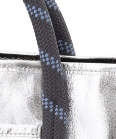 23区 NOMADIS JOY レザー ミニ トートバッグ(シルバー)