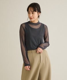 CRAFT STANDARD BOUTIQUE シアーメッシュロングスリーブインナー