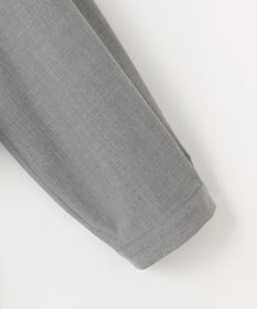 組曲 【KUMIKYOKU NAVY】ウーステッドライククロス フリルブラウス