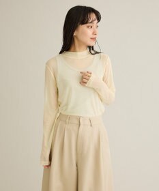 CRAFT STANDARD BOUTIQUE シアーメッシュロングスリーブインナー
