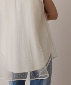 GRACE CONTINENTAL シアージャガードカットトップ