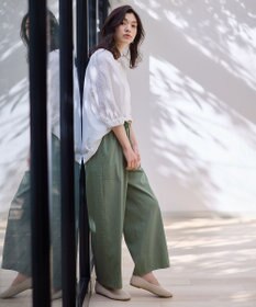 ANY 布帛コンビプルオーバー