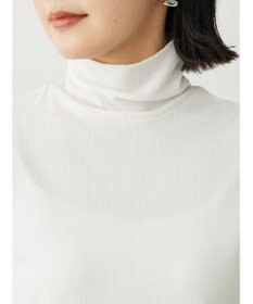 Green Parks カットリブタートルネックプルオーバー