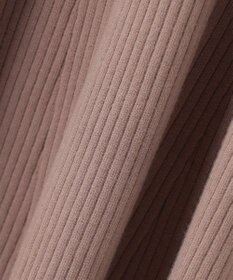 ANY SIS 【洗える】異素材コンビフレアニット ワンピース