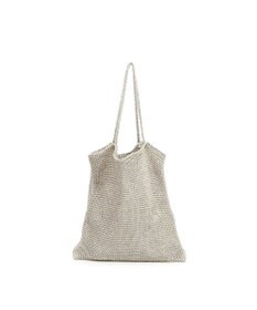 UNBILLION カシュカシュ cachecache / ラメ糸編みトートバッグ