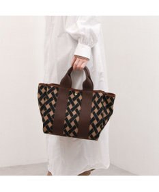 UNBILLION カシュカシュ cachecache / 柄アソートジャガード2wayトートバッグ