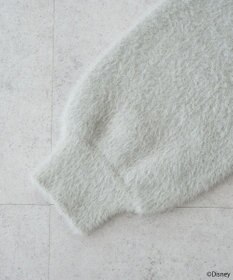 earth music&ecology 【予約】Disney/ポイントミッキーラメシャギーカーデ