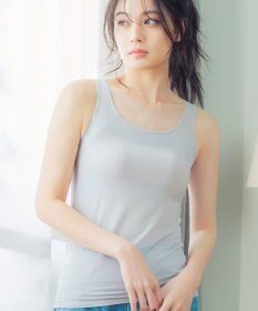 Wing 【SHIHOさん着用】 カップ付きタンクトップ ラク きれいなバストシルエット 【シンクロブラトップ 吸汗速乾タイプ】 ブラトップ ET1152 ウイング／ワコール