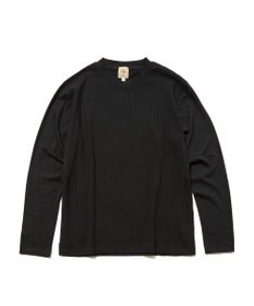 J.PRESS MEN オンでもオフでも品よく快適に【UVカット / 接触冷感 / 吸水速乾】【J.PRESS PREMIUM JERSEY】無地 ロングスリーブTシャツ ブラック系