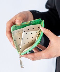 tsumori chisato CARRY 葉っぱ Lファスナー2つ折り財布