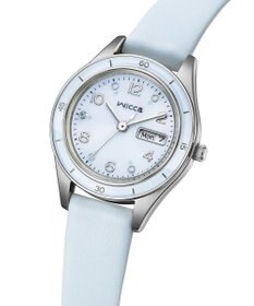 CITIZEN 【電池交換不要 ソーラーテックウオッチ】wicca「ACTIVE LINE」KH3-711-70 シルバー ライトブルー