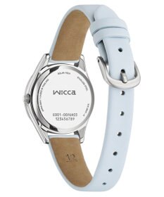 CITIZEN 【電池交換不要 ソーラーテックウオッチ】wicca「ACTIVE LINE」KH3-711-70 シルバー ライトブルー