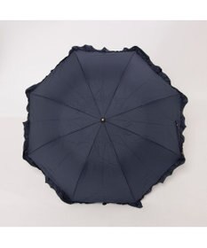 UNBILLION カシュネ cachenez / PUビッグフリルトップレス2段折りたたみ傘