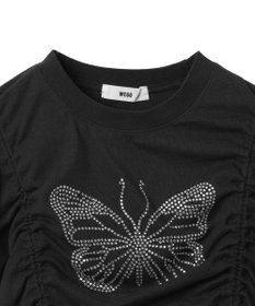 WEGO バタフライドロストラインストーンT