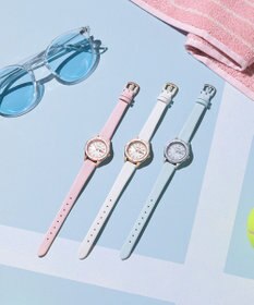 CITIZEN 【電池交換不要 ソーラーテックウオッチ】wicca「ACTIVE LINE」KH3-711-70 シルバー ライトブルー