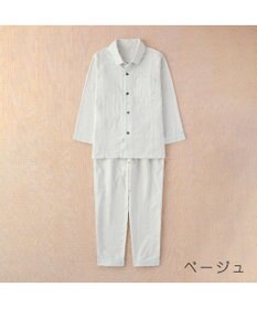 UCHINO マシュマロガーゼパイピングメンズパジャマ