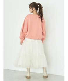 earth music&ecology 裏毛ドロストプルオーバー