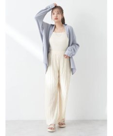 earth music&ecology リラックスセルフカットパンツ（Ｉｖｏｒｙ）