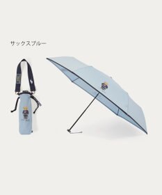 MOONBAT POLO RALPH LAUREN(ポロ ラルフローレン)FLAG BEAR 無地 折りたたみ傘 簡単開閉