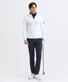 23区GOLF 【MEN】ウェーブキルトジャガードプルオーバー