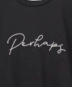 ANY 【汗ジミ防止加工】シルケットスムースフレンチスリーブ刺繍ロゴTシャツ