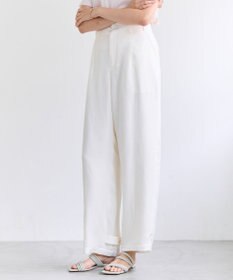 BEIGE， BERNARD / リネン混 ヘムタグ 2WAYパンツ