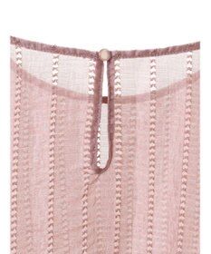 earth music&ecology キャンディースリーブシアーブラウス