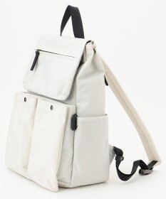 Y'SACCS 【ムック本掲載】クリンクルナイロン　ダブルポケットリュック