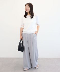 Green Parks 袖シアーニットプルオーバー