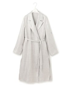 ICB L 【日本製】トリアセリネンシャイニーツイル ロングジャケット