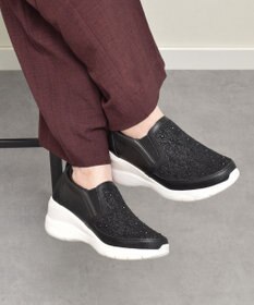 Bridget Birkin 【Round About】スリッポンヒールスニーカー