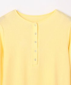 ANY クリアラメフライスヘンリーネックプルオーバー