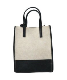 INTER-CHAUSSURES 【RIPANI】レザーハンドルフェルトバッグ