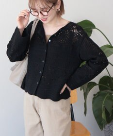 AMERICAN HOLIC クロシェニットカーディガン