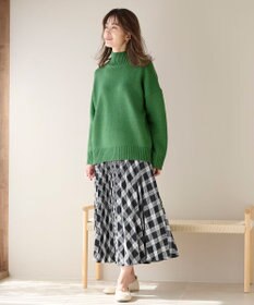 ANY 【14色展開/洗える】ウーリッシュ プリーツスカート