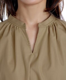 Tiaclasse 【洗える】バックギャザーシャツ