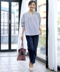 Tiaclasse 【洗える】バックギャザーシャツ