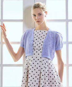TOCCA 【星風まどかさん着用】SOLAR GLOW KNIT カーディガン ライラック系