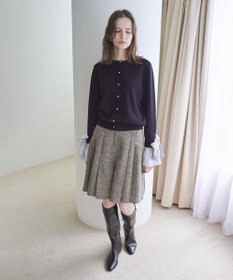 YECCA VECCA 2way袖リボンカーディガン
