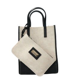 INTER-CHAUSSURES 【RIPANI】レザーハンドルフェルトバッグ