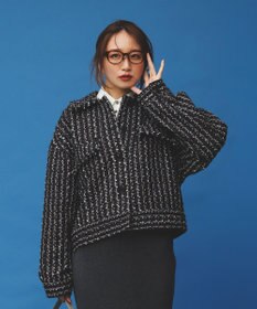 #Newans ツイードブルゾン